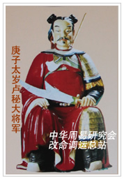 　庚子太岁卢秘大将军　