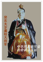 　癸亥太岁虞程大将军　